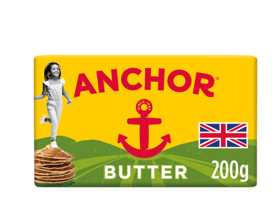 Anchor Salted Butter 200G - Derby local delivery | Bevvys2u