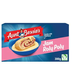 Aunt Bessie's Jam Roly Poly 300g - Derby local delivery | Bevvys2u