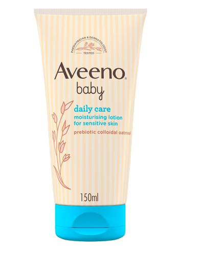 Aveeno Baby Daily Care Moisturising Lotion Sensitive Skin 150ml - Alcohol, Snack and Groceries Delivery in Derby and Derbyshire - Bevvys2u - Order Online Now