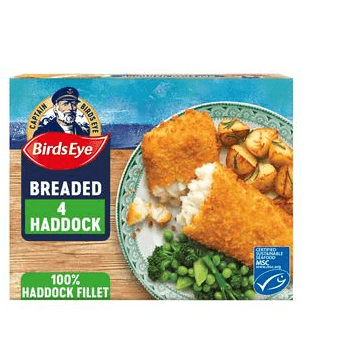Birds Eye 4 Large Breaded Haddock 440g - Derby local delivery | Bevvys2u