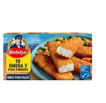 Birds Eye 10 Fish Fingers Omega3 280g - Derby local delivery | Bevvys2u