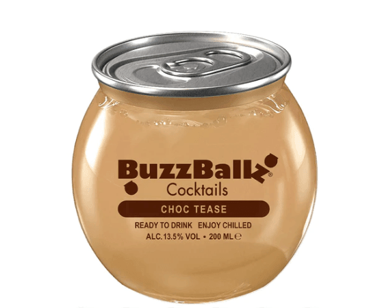 BuzzBallz Cocktails Choc Tease, 200ml - Bevvys 2 U Same Day Alcohol Delivery Derby & Derbyshire