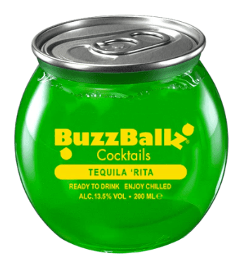 BuzzBallz Cocktails Tequila Rita, 200ml - Bevvys2U