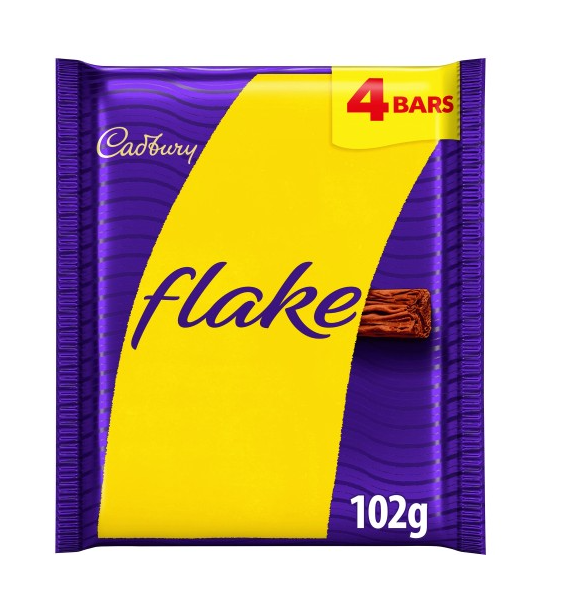 Cadbury Flake 4 Pack 102G - Derby local delivery | Bevvys2u