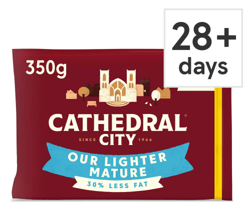 Cathedral City Lighter Mature Cheese 350G - Derby local delivery | Bevvys2u