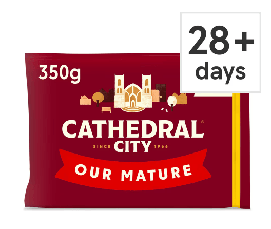 Cathedral City Mature Cheddar Cheese 350G - Derby local delivery | Bevvys2u