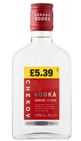 Chekov Vodka 20cl Pm 5.39 - alcohol delivery Derby | Bevvys2u