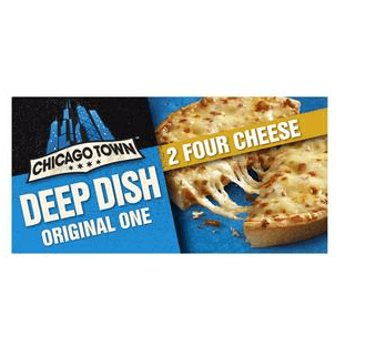 Chicago Town Deep Dish Four Cheese Pizzas 2x148g - Derby local delivery | Bevvys2u