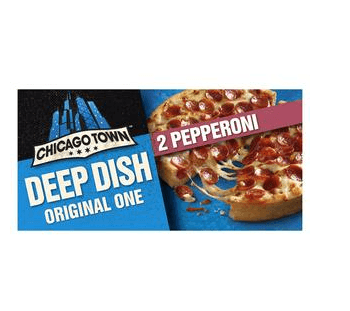 Chicago Town Deep Dish Pepperoni Pizzas 2x155g - Derby local delivery | Bevvys2u