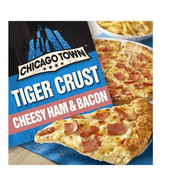 Chicago Town Tiger Crust Cheesy Ham & Bacon 315g - Derby local delivery | Bevvys2u