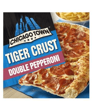Chicago Town Tiger Crust Double Pepperoni Pizza 320g - Derby local delivery | Bevvys2u