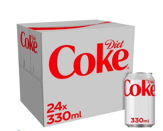 Diet Coke 24x330ml - Derby local delivery | Bevvys2u