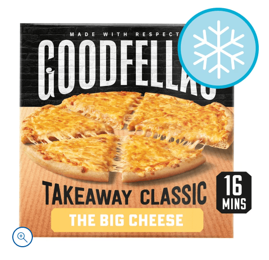 Goodfella's Takeaway The Big Cheese Pizza 555g - Derby local delivery | Bevvys2u