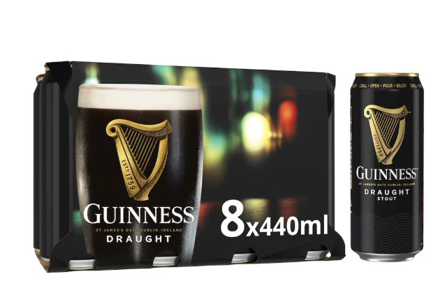 Guinness Draught Can 8x440ml | Beer Delivery Derby | Bevvys2u