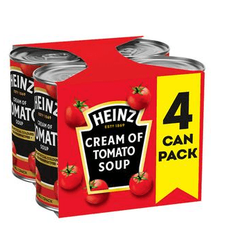 Heinz Cream Of Tomato Soup 4x400g - Derby local delivery | Bevvys2u