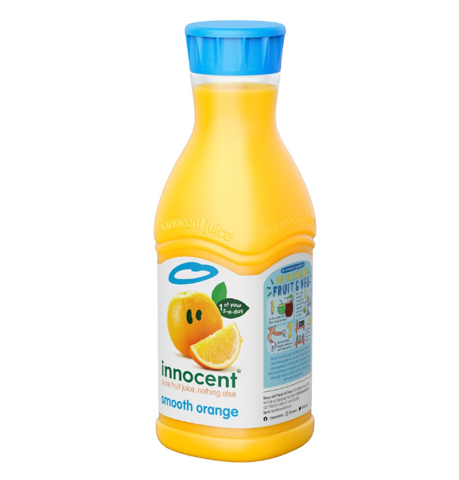 Innocent Smooth Orange Juice 900ml - Derby local delivery | Bevvys2u