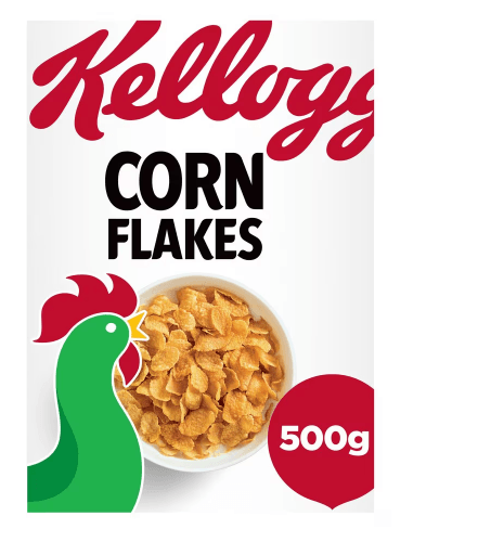 Kellogg's Corn Flakes Breakfast Cereal 500G - Bevvys2U