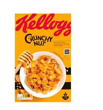 Kellogg's Crunchy Nut Breakfast Cereal 500G - Bevvys2U