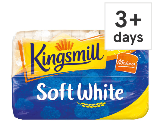 Kingsmill Soft White Medium 800G - Derby local delivery | Bevvys2u