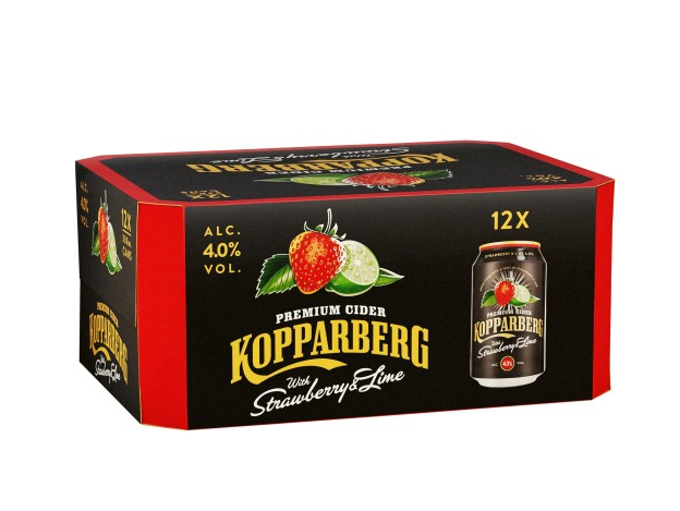 Kopparberg Strawberry & Lime 12x330ml - Fast Alcohol Delivery Derby | Bevvys2u