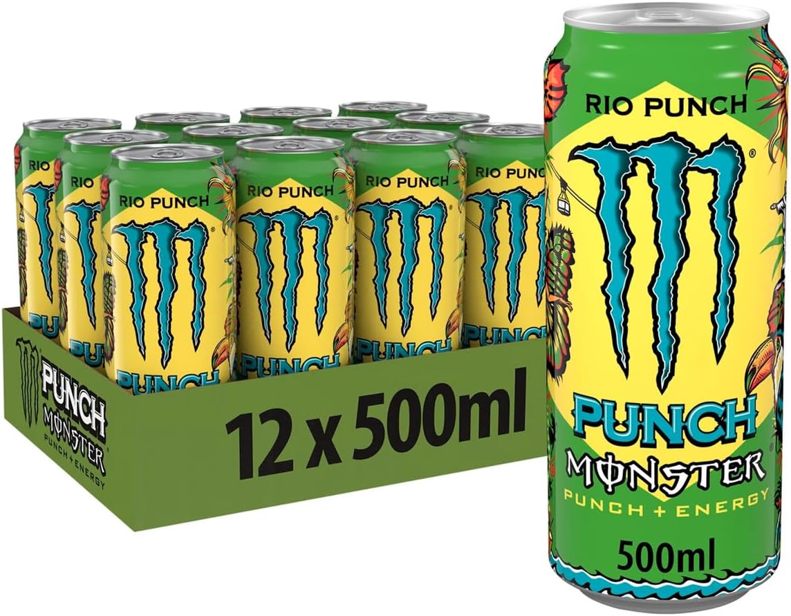 Monster Energy Drink Rio Punch, 12x500ml Pm £1.75