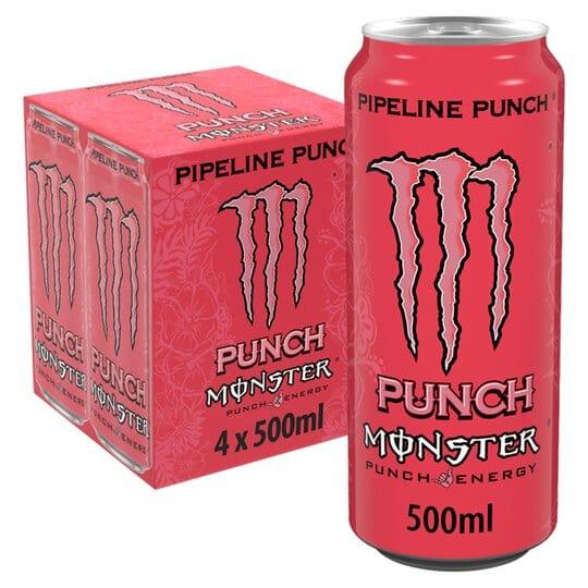 Monster Pipeline Punch 4x500ml - Bevvys 2 U Same Day Alcohol Delivery Derby & Derbyshire