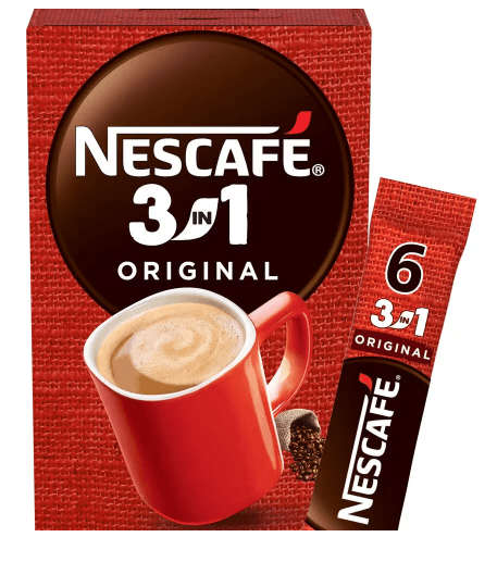 Nescafe 3in1 Original Coffee Sachets 6x16g - Bevvys2U
