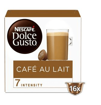 Nescafe Dolce Gusto Café Au Lait Coffee Pods 16 160g - Bevvys2U