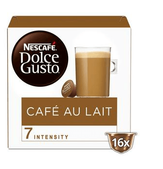Nescafe Dolce Gusto Café Au Lait Coffee Pods 16 160g - Derby local delivery | Bevvys2u