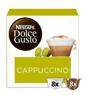 Nescafe Dolce Gusto Cappuccino Coffee Pods 16 186.4g - Bevvys2U