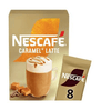 Nescafe Gold Caramel Latte Coffee Sachets 8x17g - Bevvys2U