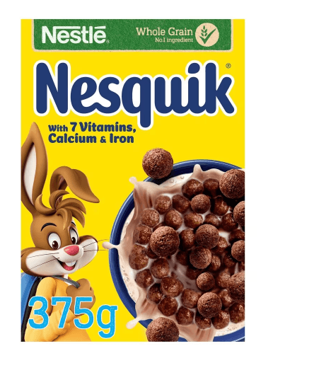 Nestlé Nesquik Chocolate Cereal 375G - Bevvys2U