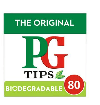 PG tips Original Biodegradable Black Tea Bags 80 - Derby local delivery | Bevvys2u