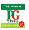 PG tips Original Biodegradable Black Tea Bags 80 - Bevvys2U