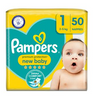 Pampers New Baby Size 1 Essential Pack, 2kg-5kg 50 Nappies - Alcohol, Snack and Groceries Delivery in Derby and Derbyshire - Bevvys2u - Order Online Now