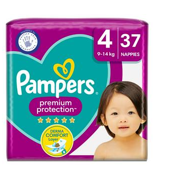 Pampers Premium Protection Size 4 37 Nappies