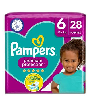 Pampers Premium Protection Size 6 28 Nappies - Alcohol, Snack and Groceries Delivery in Derby and Derbyshire - Bevvys2u - Order Online Now