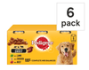 Pedigree Dog Food Tin Cans Mixed Selection in Gravy 6x400g - Bevvys2U