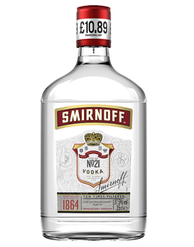 Smirnoff Vodka 35cl Pm 10.89 - alcohol delivery Derby | Bevvys2u