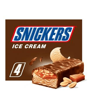 Snickers Ice Cream 4x53ml - Derby local delivery | Bevvys2u