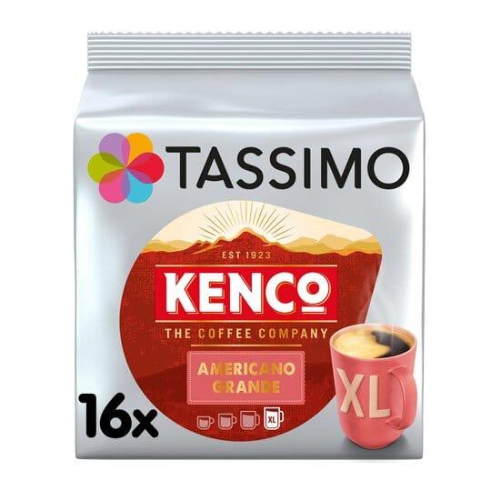 Tassimo Kenco Americano Grande Pods 16 Pack 144G - Bevvys2U