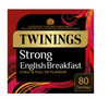 Twinings Strong English Breakfast 80 Tea Bags 250G - Bevvys2U