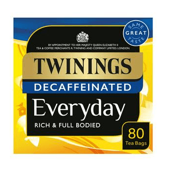 Twinings Everyday Decaff 80 Teabags 250G - Bevvys2U
