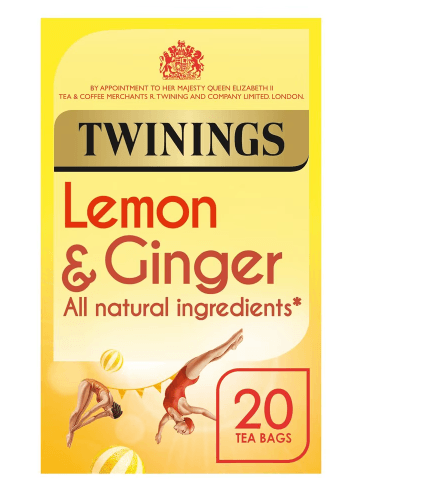 Twinings Lemon & Ginger 20 Teabags 30G - Bevvys2U