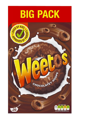 Weetos Chocolatey Hoops Cereal 600G - Bevvys2U