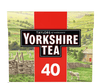 Yorkshire 40 Tea Bags 125G - Bevvys2U