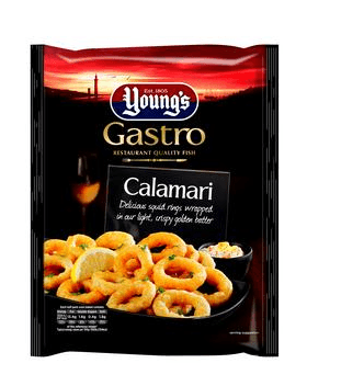 Young's Battered Calamari 250g - Derby local delivery | Bevvys2u