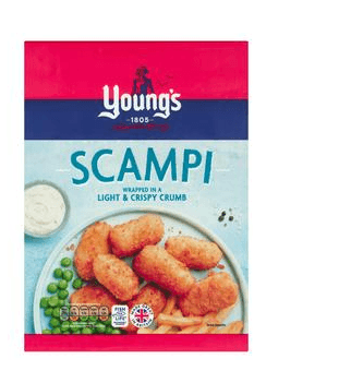 Young's Scampi 220g - Derby local delivery | Bevvys2u