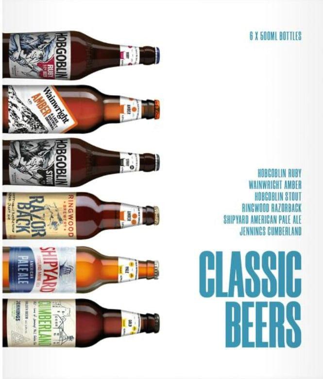 Classic Ales Mixed Pack 6x500ml - Bevvys2U