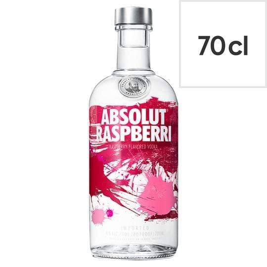 Absolut Raspberri Vodka 70cl - Bevvys2U